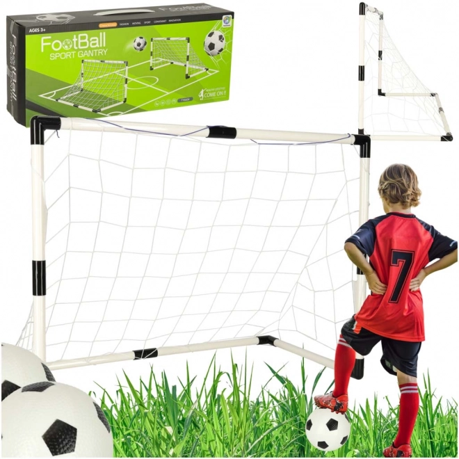 Gyermekeknek szánt edző futballkapu