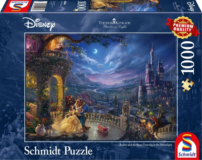 Disney Szépség és a Szörnyeteg Puzzle - Holdfényes Tánc, 1000 Darab