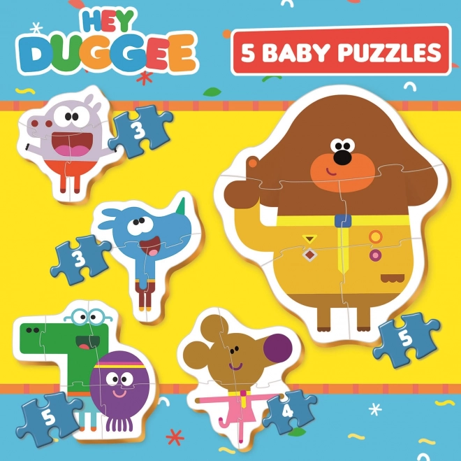 Educa baby puzzle - Hey Duggee 5 az 1-ben