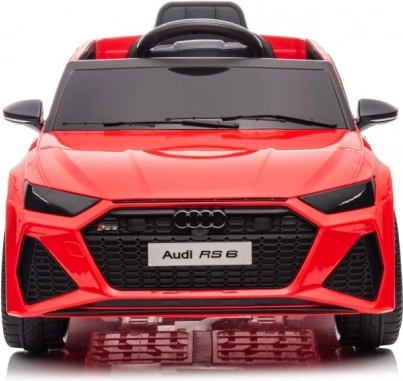 Gyerek elektromos Audi RS6 autó, piros