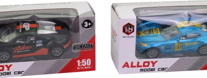 Versenyautó modell 8 cm
