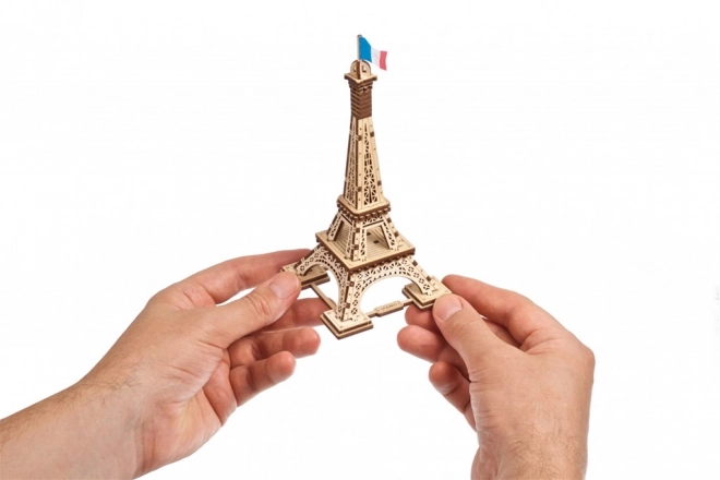 Ugears 3D Fa Mechanikus Puzzle Eiffel-torony