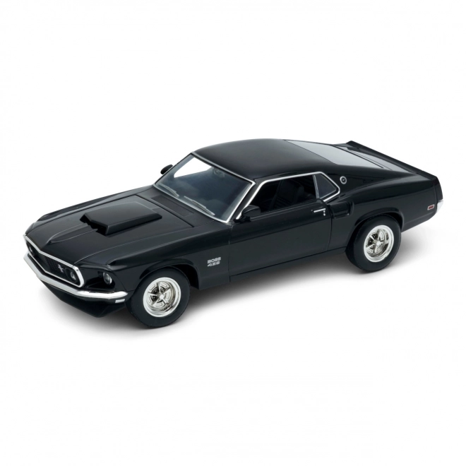 Welly Ford Mustang Boss 429 1:24 fekete autómodell