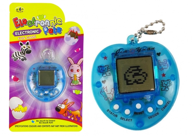 Elektronikus kisállat játék, kék Tamagotchi