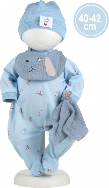 Baba újszülött ruha 40-42 cm kiegészítőkkel
