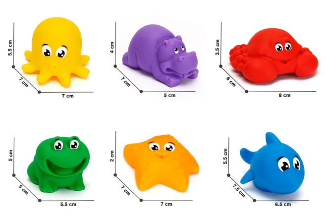 Színes tengeri állatkák