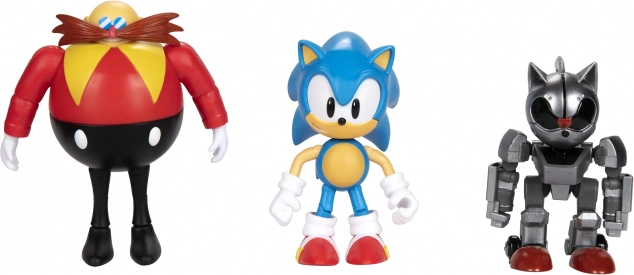 Sonic – 3 darabos figuracsomag, 10 cm