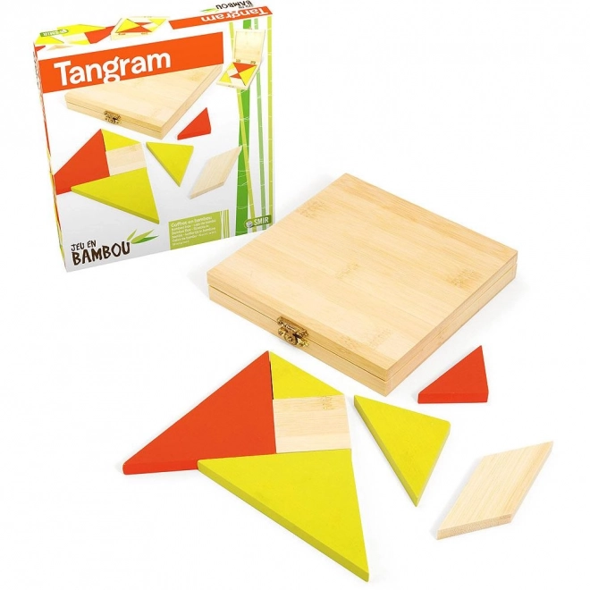 Bambusz Tangram Fejtörő