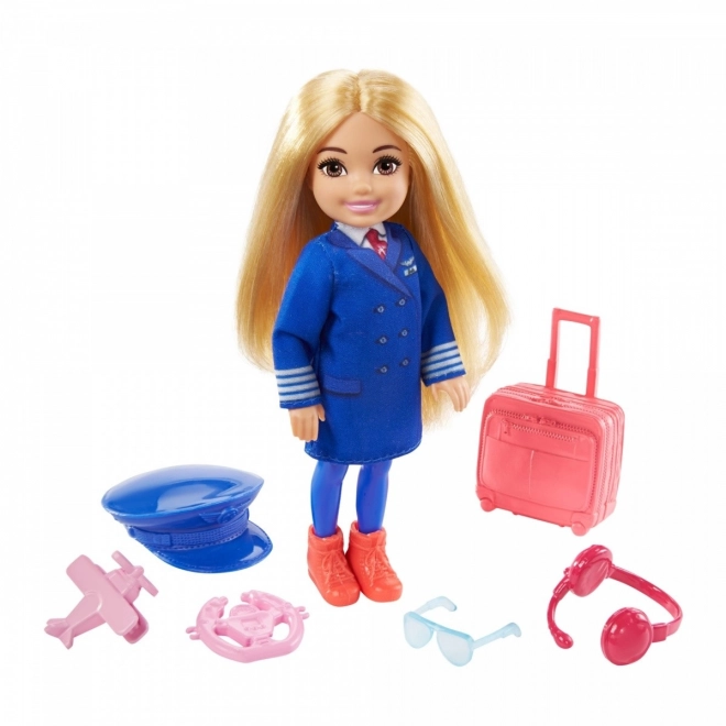 Barbie Chelsea karrierjáték babák - Pilóta