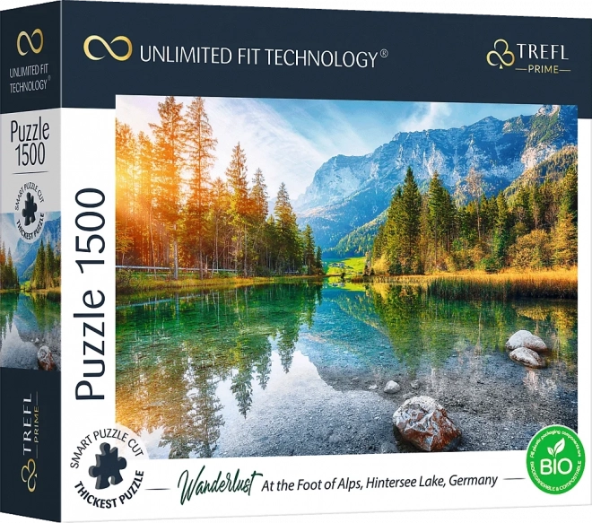 TREFL UFT Wanderlust kirakó: Az Alpok lábánál, Hintersee-tó, 1500 darab
