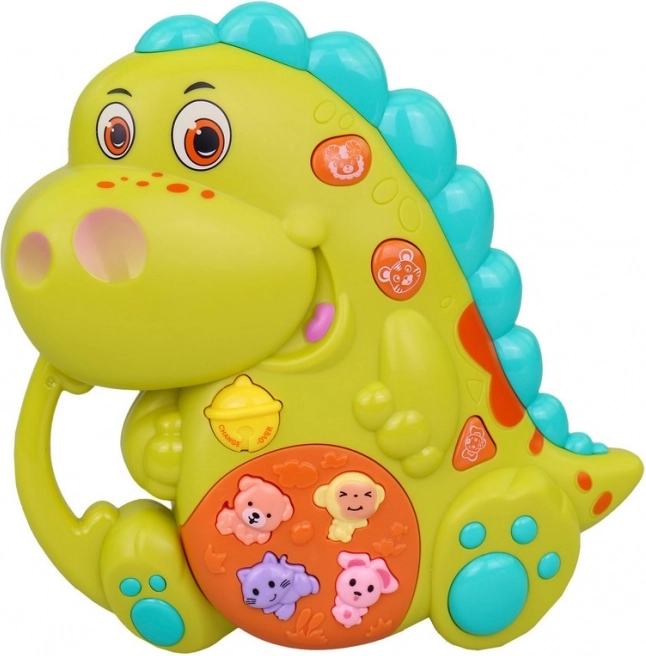 Dinoszaurusz zongora fénnyel és hangokkal
