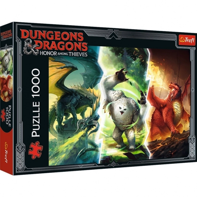 Trefl kirakó Dungeons&Dragons: Tolvajok becsülete, Faerun legendás szörnyei 1000 darabos