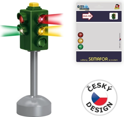 Világító közlekedési lámpa gyerekeknek Citty Collection
