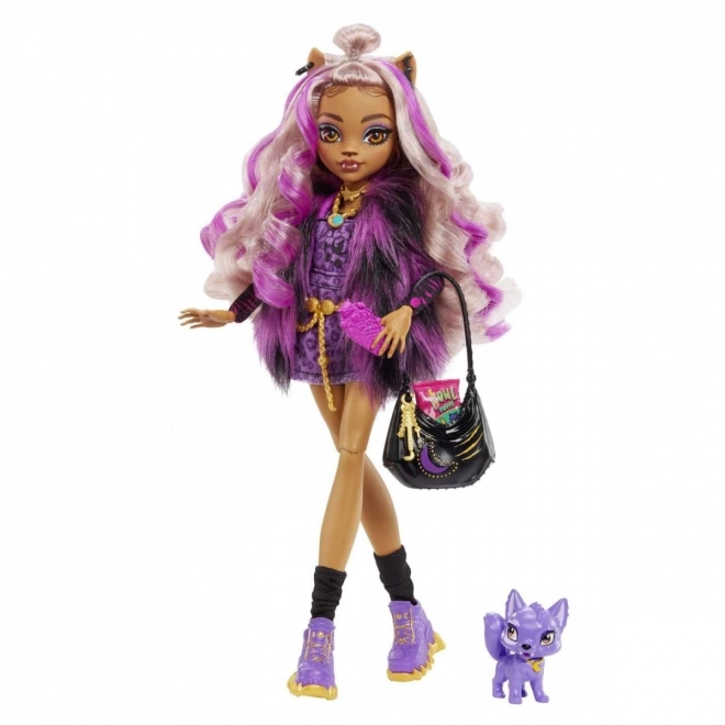 Szörnyen divatos Clawdeen baba