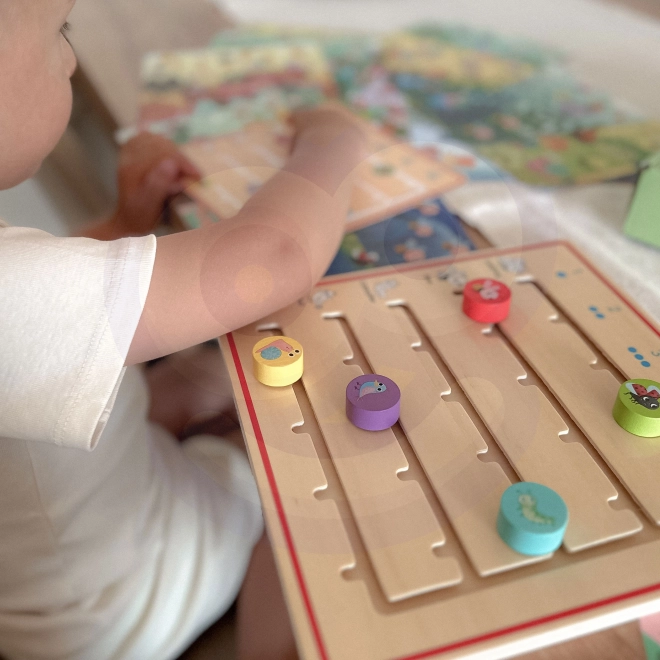Tooky Toy fa játék Állatok számolása