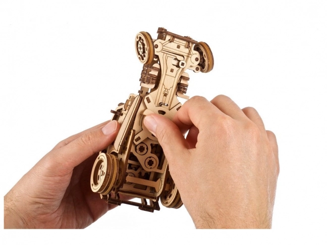 Ugears fa 3D mechanikus puzzle - Hot Rod Furious