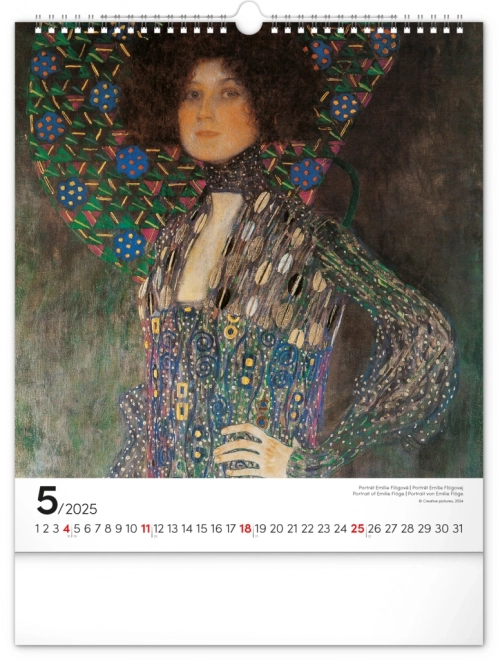 Falik naptár Gustav Klimt 2025