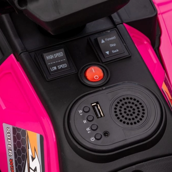 Gyerek elektromos négykerekű JC915 – Rózsaszín