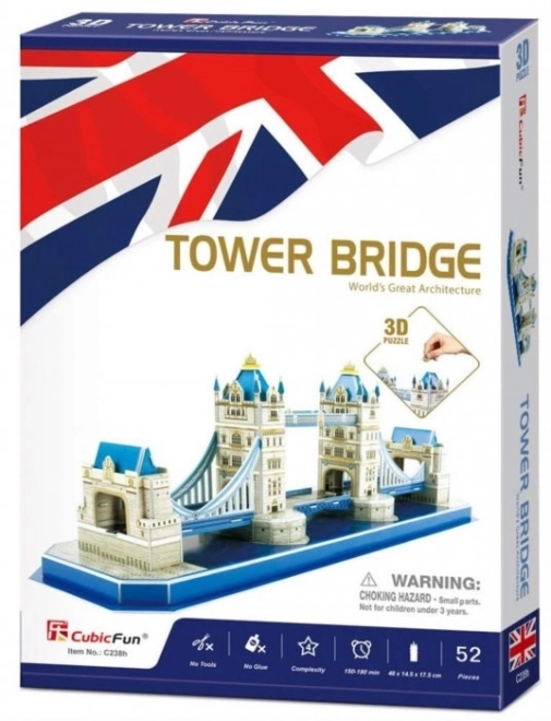 3D puzzle Tower Bridge 52 darab