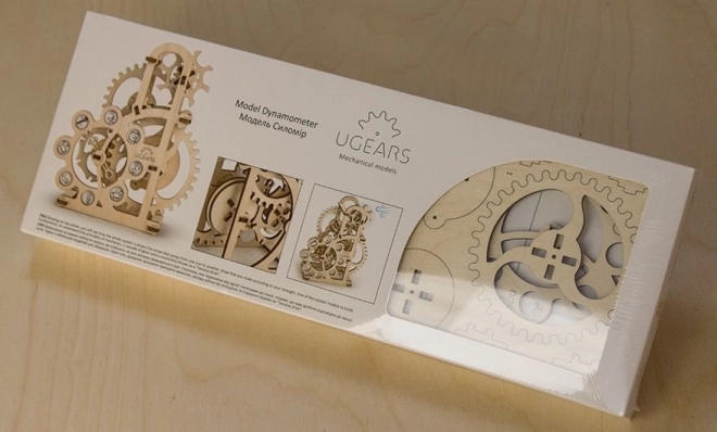 Ugears 3D Fa Mechanikus Puzzle Dinamométer