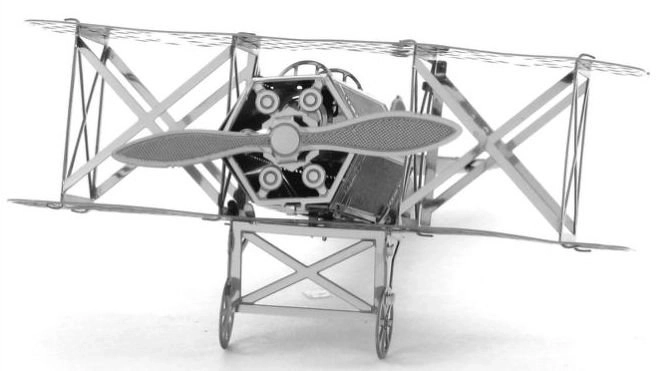 Metal Earth 3D puzzle - Fokker D.VII kétfedelű biplán