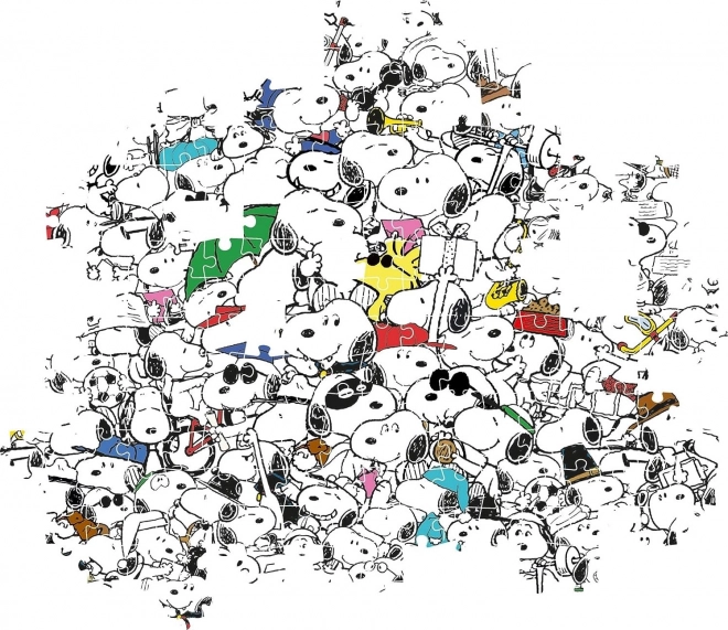 Kihívást Jelentő Snoopy Puzzle 1000 Darabos