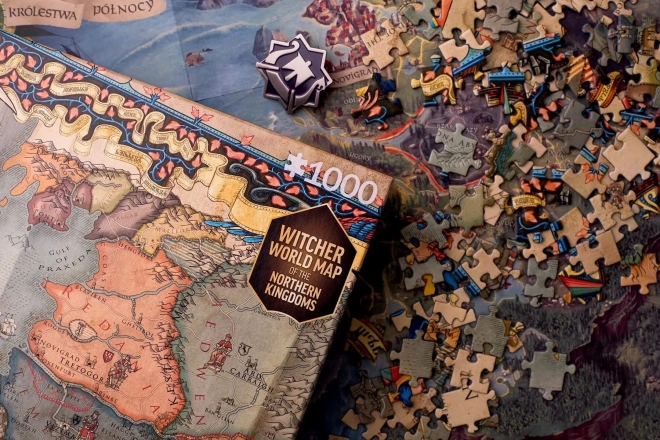 Puzzle The Witcher: Északi Királyságok 1000 darabos