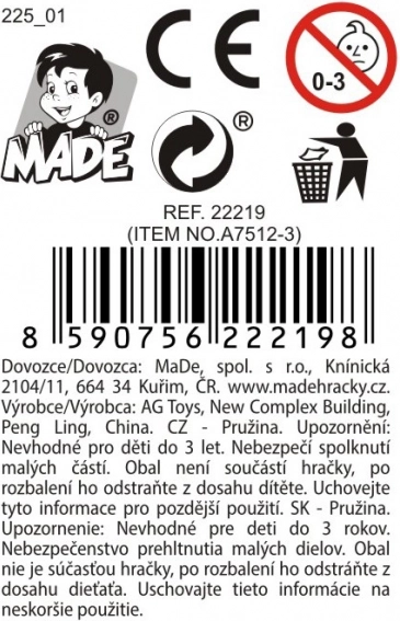 Színes Safari Rugók 12 db