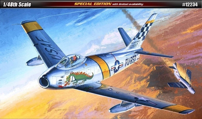 U.S. Air Force F-86F A HUFF műanyag modell