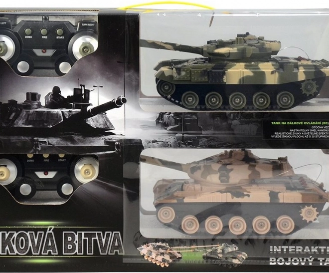MaDe 2 db távirányítós tank vezető lánctalpakkal