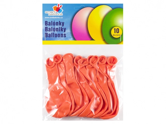 Narancssárga felfújható lufik