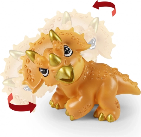 Vicces dinoszaurusz Triceratops 13 cm
