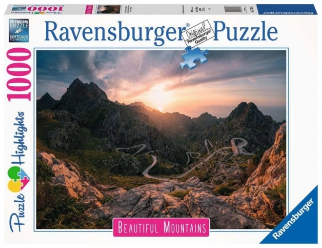 Ravensburger Puzzle Lélegzetelállító Hegyek: Serra de Tramuntana, Mallorca 1000 Darabos