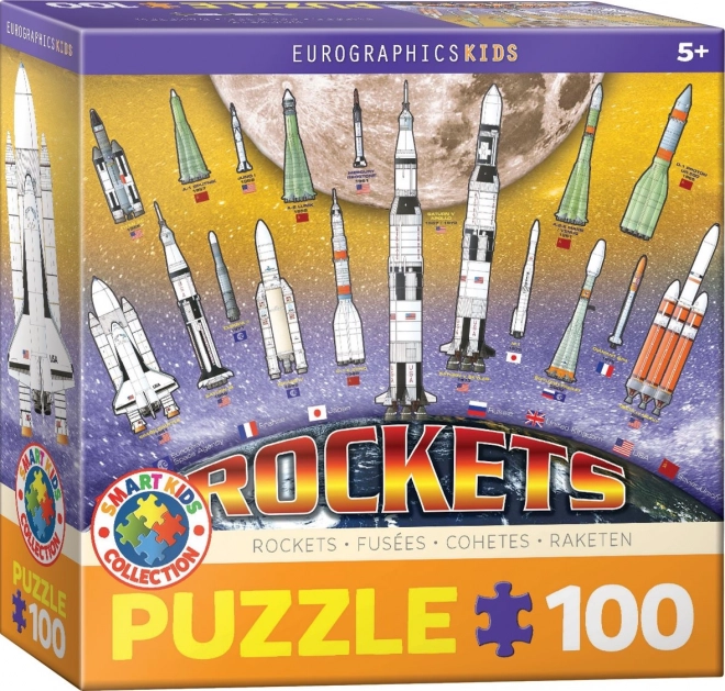 Nemzetközi Űrrakéták Puzzle - 100 Darab