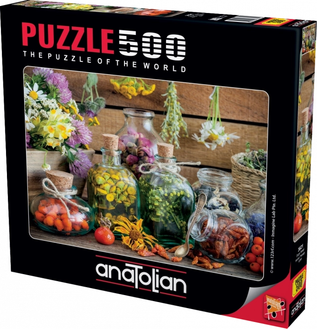 Bylinná terápia puzzle 500 darabos ANATOLIAN