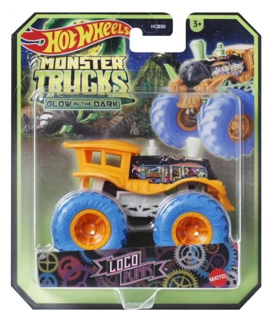 Hot Wheels szörnyteherautók világító a sötétben