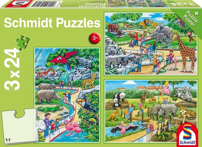 Schmidt puzzle állatkerti kirándulás