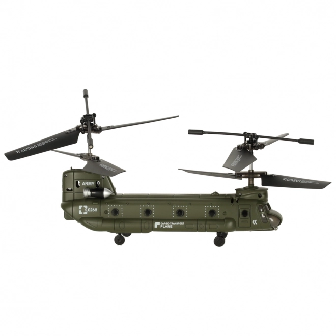 RC helikopter SYMA S026H-1 Wi‑Fi-val és 2,4 GHz‑cel, fekete/khaki