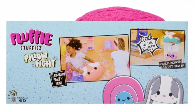 Fluffie Stuffiez párna harc, szivárvány