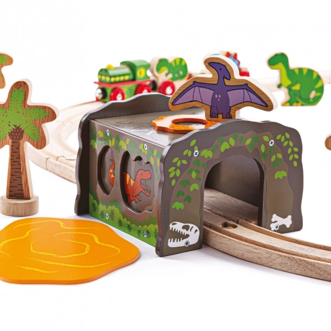 Bigjigs Rail dinoszaurusz alagút T-Rex