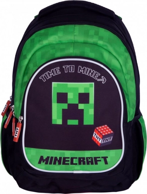 Minecraft iskolai hátizsák Time To Mine