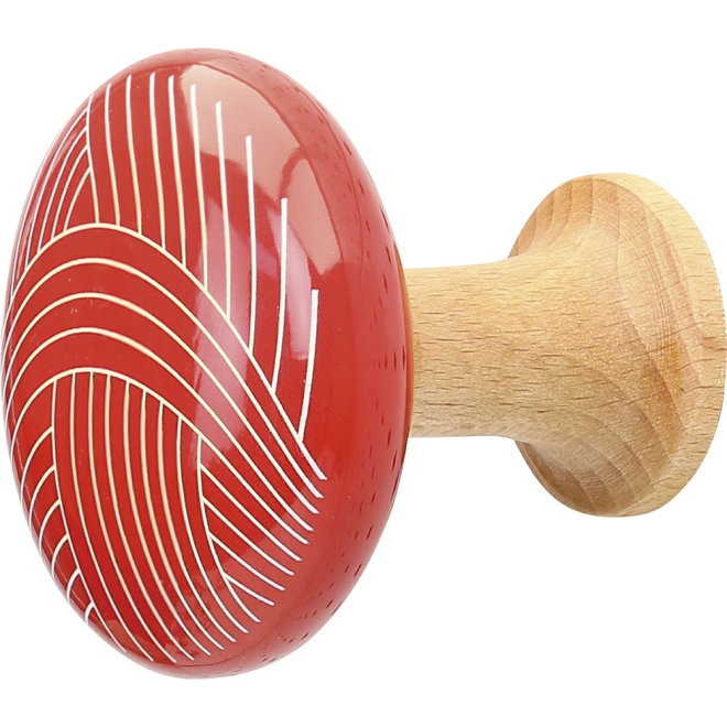 Piros díszítőelem design