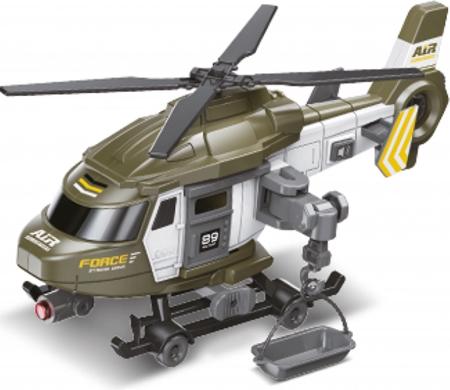 Katonai helikopter hatásokkal