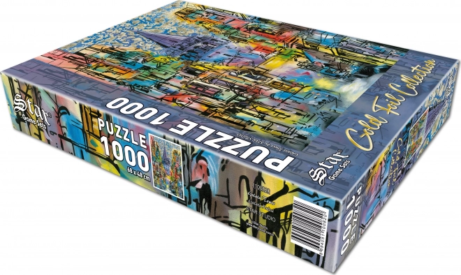 Fémes puzzle Galata-torony 1000 darabos