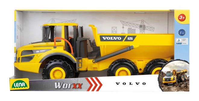 Volvo Worxx műanyag teherautó 55 cm 1:15 méretarány