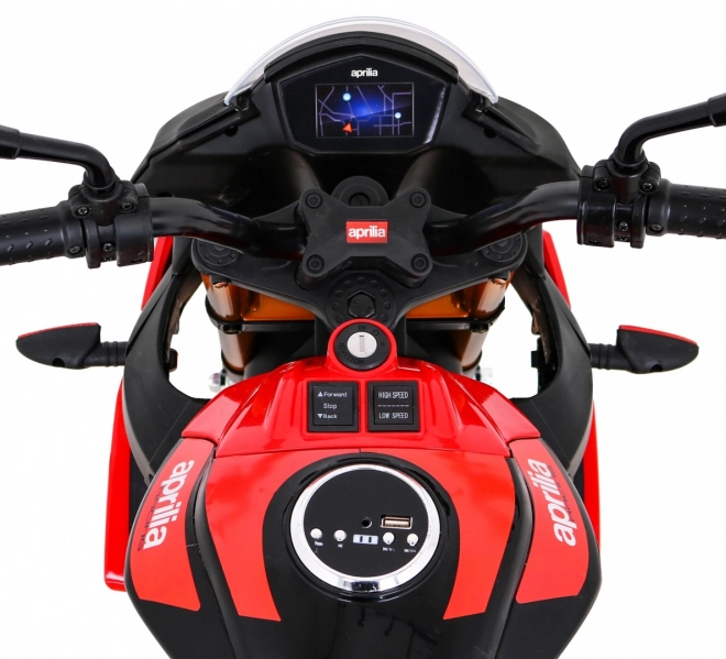 Aprilia gyermek elektromos motor piros színben