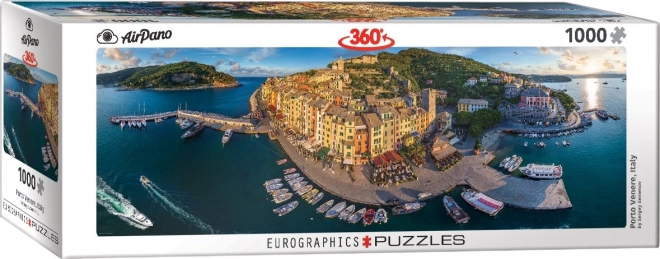 Panorámás puzzle Porto Venere, Olaszország 1000 darab