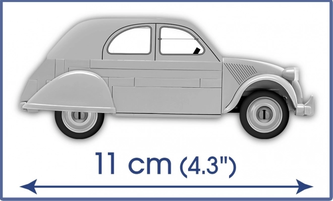 Citroën 2CV A típusú modell 1949 - COBI építőkészlet