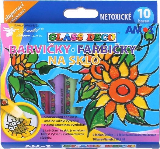 Üvegfestékek 10 db/10,5 ml