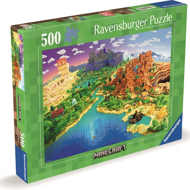 Ravensburger Minecraft puzzle 500 darabból